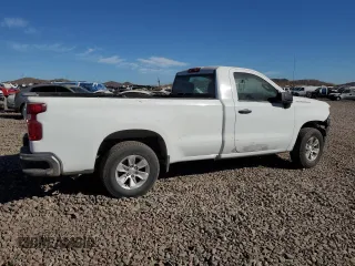 2019 Chevrolet Silverado 1500 Work Truck with VIN 3GCNWAEF8KG183640, listed as a Copart auction lot 81997624 with 129,434 mi miles and Salvage Title. Bid and sale history available at DreamBid. Image 3.