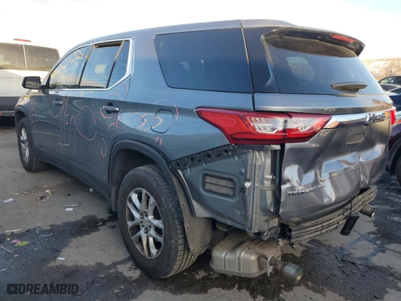 2020 Chevrolet Traverse LS with VIN 1GNEVFKW5LJ102315, listed as a Copart auction lot 88412455 with 0 mi miles and Non Repairable. Bid and sale history available at carsss.com. Image 2.