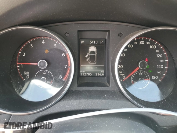 2011 Volkswagen GTI PZEV z VIN WVWHD7AJ2BW174241, wystawiony jako Copart lot #56940305 z przebiegiem 112 705 mil mil oraz Szkoda całkowita • Salvage title. Historia ofert i sprzedaży dostępna na DreamBid. Obrazek 9.