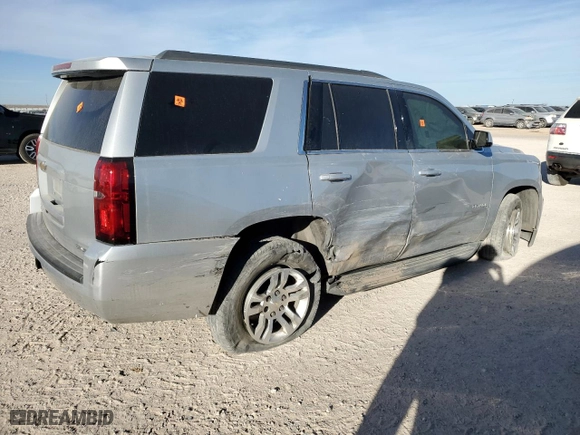 2017 Chevrolet Tahoe LS with VIN 1GNSCAKC4HR224061, listed as a Copart auction lot 87004424 with 108,789 mi miles and Salvage Title. Bid and sale history available at carsss.com. Image 3.