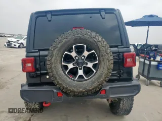2020 Jeep Wrangler Rubicon with VIN 1C4HJXCG3LW212460, listed as a Copart auction lot 57546715 with 33,085 mi miles and Salvage title. Bid and sale history available at DreamBid. Image 6.