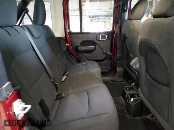2022 Jeep Wrangler Unlimited Willys Sport with VIN 1C4HJXDN4NW132035, listed as a Copart auction lot 49408695 with 33,245 mi miles and Salvage Title. Bid and sale history available at DreamBid. Image 11.
