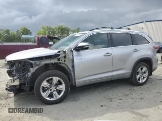 2014 Toyota Highlander Limited with VIN 5TDDCRFH4ES005524, listed as a Copart auction lot 60614535 with 139,356 mi miles and Salvage title. Bid and sale history available at DreamBid. Image 1.