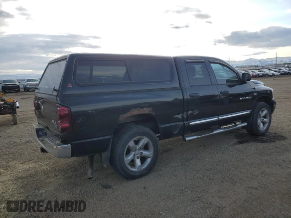 2007 Dodge 1500 Laramie with VIN 1D7HU18237S244748, listed as a Copart auction lot 45531505 with 156,593 mi miles and Clean Title. Bid and sale history available at carsss.com. Image 3.