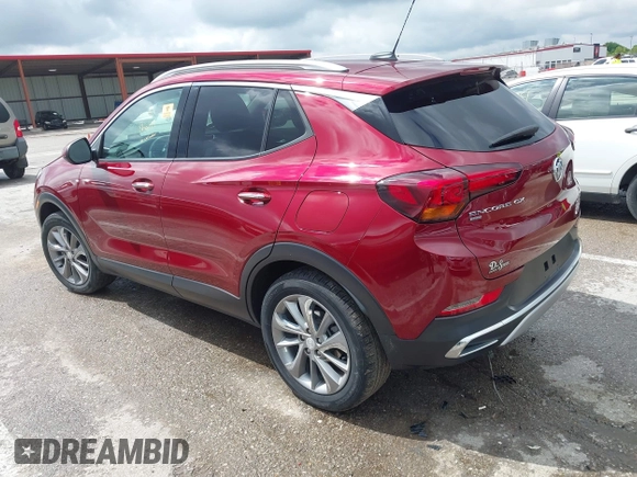2023 Buick Encore GX Essence with VIN KL4MMGSL6PB117256, listed as a IAAI auction lot 42242121 with 38,167 mi miles and . Bid and sale history available at DreamBid. Image 3.