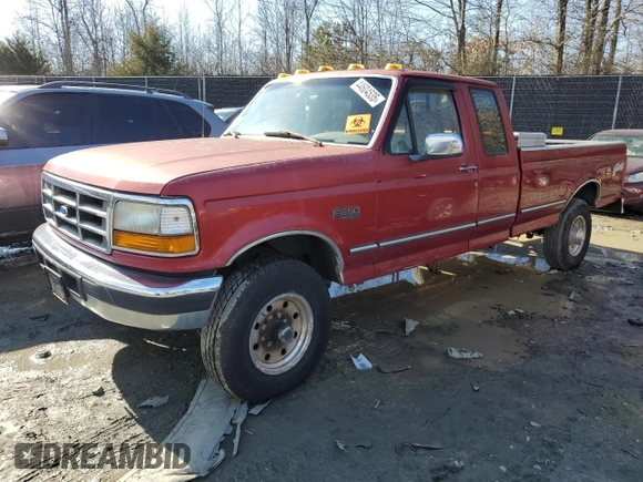 1997 Ford F-250 with VIN 1FTHX26H5VEB38568, listed as a Copart auction lot 44604535 with 302,998 mi miles and Clean Title. Bid and sale history available at carsss.com. Image 1.