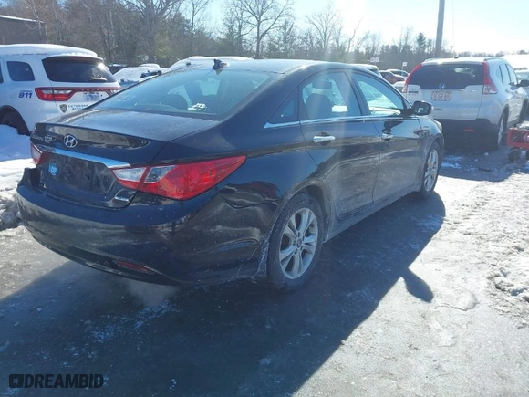 2013 Hyundai Sonata Limited with VIN 5NPEC4AC1DH691075, listed as a IAAI auction lot 41622240 with 166,778 mi miles. Bid and sale history available at carsss.com. Image 4.