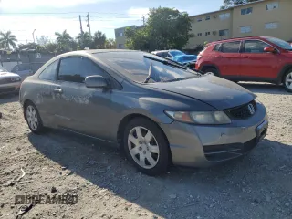 2009 Honda Civic Cpe LX with VIN 2HGFG126X9H527812, listed as a Copart auction lot 50499835 with 228,394 mi miles and Salvage Title. Bid and sale history available at carsss.com. Image 4.