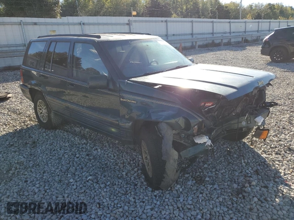 1993 Jeep Grand Cherokee Limited with VIN 1J4GZ78Y3PC557480, listed as a Copart auction lot 80325334 with 96,105 mi miles and Salvage Title. Bid and sale history available at carsss.com. Image 4.