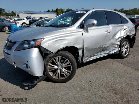 2012 Lexus RX 450h with VIN JTJZB1BA2C2408616, listed as a Copart auction lot 71363124 with 158,964 mi miles and Salvage Title. Bid and sale history available at carsss.com. Image 1.