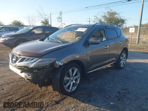 2012 Nissan Murano S with VIN JN8AZ1MU0CW117208, listed as a IAAI auction lot 41488470 with Not Provided miles and . Bid and sale history available at DreamBid. Image 2.