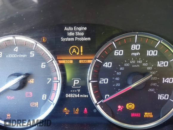 2018 Acura TLX w/A-SPEC Pkg with VIN 19UUB3F60JA004295, listed as a IAAI auction lot 40900343 with 48,264 mi miles. Bid and sale history available at carsss.com. Image 7.
