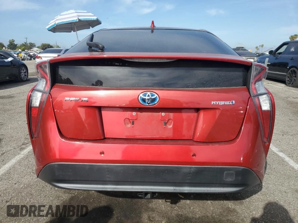 2017 Toyota Prius Two with VIN JTDKBRFU5H3565422, listed as a Copart auction lot 51084505 with 147,009 mi miles and Salvage Title. Bid and sale history available at DreamBid. Image 6.