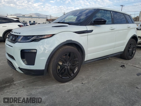 2017 Land Rover Range Rover Evoque HSE Dynamic with VIN SALVD2BG3HH195310, listed as a Copart auction lot 47281435 with 34,381 mi miles and Salvage Title. Bid and sale history available at carsss.com. Image 1.