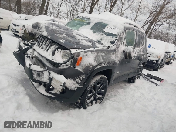 2017 Jeep Renegade Latitude with VIN ZACCJBBB7HPE68351, listed as a IAAI auction lot 41307930 with 129,422 mi miles. Bid and sale history available at carsss.com. Image 2.