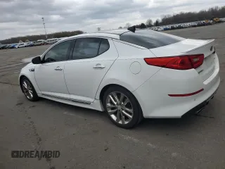 2014 Kia Optima SXL Turbo with VIN 5XXGR4A64EG348677, listed as a Copart auction lot 50593735 with 111,329 mi miles and Salvage Title. Bid and sale history available at DreamBid. Image 2.