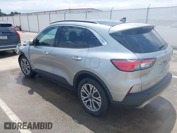 2021 Ford Escape SEL with VIN 1FMCU0H6XMUB20523, listed as a IAAI auction lot 42446320 with 37,681 mi miles and . Bid and sale history available at DreamBid. Image 3.