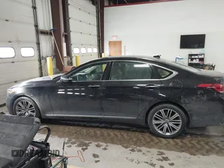 2018 Genesis G80 3.8L with VIN KMHGN4JE4JU232110, listed as a IAAI auction lot 41425938 with 108,170 mi miles. Bid and sale history available at carsss.com. Image 14.