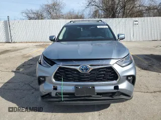 2023 Toyota Highlander Hybrid Limited with VIN 5TDXBRCH8PS597517, listed as a Copart auction lot 43816715 with 14,215 mi miles and Salvage title. Bid and sale history available at DreamBid. Image 5.