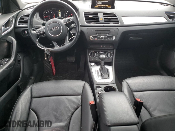 2018 Audi Q3 Premium with VIN WA1BCCFS3JR016128, listed as a Copart auction lot 53683375 with 71,172 mi miles and Salvage title. Bid and sale history available at DreamBid. Image 8.