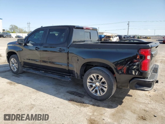 2023 Chevrolet Silverado 1500 RST with VIN 1GCUDEE82PZ183568, listed as a Copart auction lot 52950225 with 33,151 mi miles and Clean Title. Bid and sale history available at DreamBid. Image 2.
