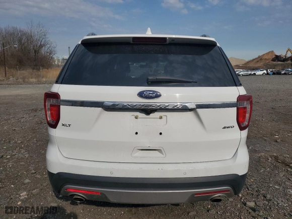 2017 Ford Explorer XLT with VIN 1FM5K8D81HGA67994, listed as a Copart auction lot 48896335 with 78,601 mi miles and Salvage Title. Bid and sale history available at carsss.com. Image 6.
