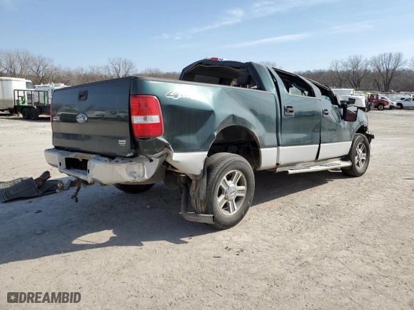 2008 Ford F-150 XLT with VIN 1FTPW14V38KB22506, listed as a Copart auction lot 48344405 with 206,874 mi miles and Salvage Title. Bid and sale history available at carsss.com. Image 3.