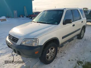 2000 Honda CR-V LX with VIN JHLRD1845YC028477, listed as a Copart auction lot 48257695 with 165,110 mi miles and Salvage Title. Bid and sale history available at carsss.com. Image 1.