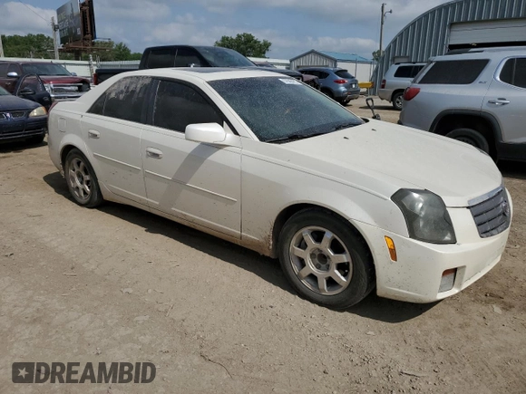 2004 Cadillac CTS with VIN 1G6DM577140106746, listed as a Copart auction lot 57506475 with 153,767 mi miles and Salvage title. Bid and sale history available at DreamBid. Image 4.
