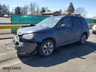 2017 Subaru Forester Premium with VIN JF2SJAGC4HH582484, listed as a Copart auction lot 50805805 with 128,370 mi miles and Salvage Title. Bid and sale history available at carsss.com. Image 1.