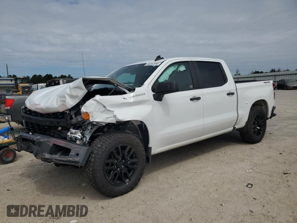 2021 Chevrolet Silverado 1500 Work Truck with VIN 1GCUYAEFXMZ254765, listed as a Copart auction lot 68252594 with 51,029 mi miles and Salvage Title. Bid and sale history available at DreamBid. Image 1.