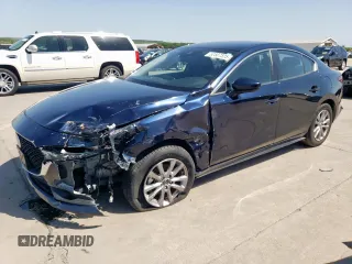 2021 Mazda 3 S with VIN JM1BPAAL4M1321140, listed as a Copart auction lot 52507325 with 53,514 mi miles and Salvage Title. Bid and sale history available at DreamBid. Image 1.
