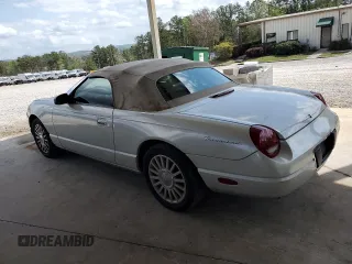 2005 Ford Thunderbird 50th Anniversary with VIN 1FAHP69A55Y105354, listed as a Copart auction lot 51212485 with 178,209 mi miles and Salvage Title. Bid and sale history available at carsss.com. Image 2.