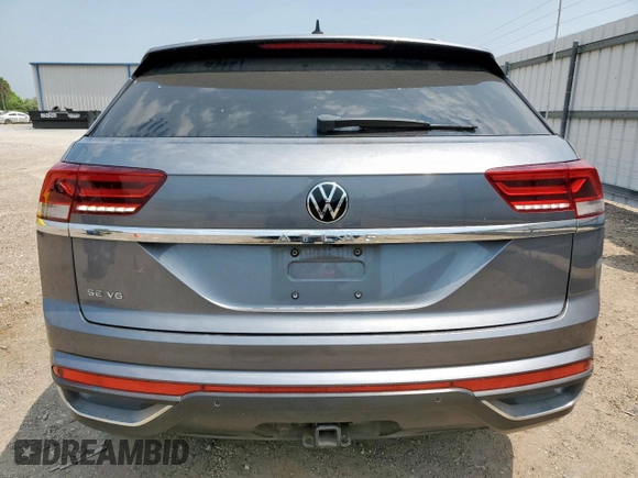 2022 Volkswagen Atlas SE with VIN 1V2JE2CA3NC205175, listed as a Copart auction lot 57333305 with 45,161 mi miles and Salvage title. Bid and sale history available at DreamBid. Image 6.