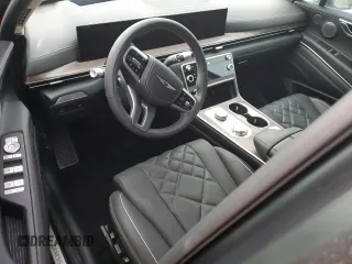 2025 Genesis GV80 Prestige with VIN KMUHEESC7SU212962, listed as a Copart auction lot 75023334 with Not Provided miles and Salvage Title. Bid and sale history available at DreamBid. Image 8.