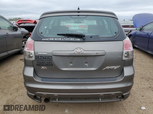 2006 Toyota Matrix STD z VIN 2T1KR32E56C587593, wystawiony jako Copart lot #73190904 z przebiegiem 229 338 mil mil oraz Nie do naprawy • Non repairable. Historia ofert i sprzedaży dostępna na DreamBid. Obrazek 6.
