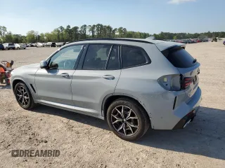 2024 BMW X3 sDrive30i with VIN WBX47DP06RN309680, listed as a Copart auction lot 49176845 with 5,846 mi miles and Salvage Title. Bid and sale history available at DreamBid. Image 2.