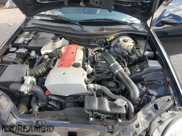 1999 Mercedes-Benz SLK-Class with VIN WDBKK47F1XF124854, listed as a Copart auction lot 73160604 with 55,730 mi miles and Salvage Title. Bid and sale history available at carsss.com. Image 12.