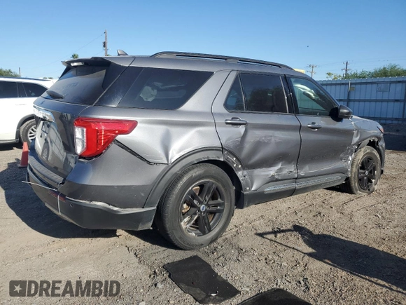 2022 Ford Explorer XLT z VIN 1FMSK7DH9NGB24113, wystawiony jako Copart lot #52040235 z przebiegiem 25 858 mil mil oraz Szkoda całkowita • Salvage title. Historia ofert i sprzedaży dostępna na DreamBid. Obrazek 3.