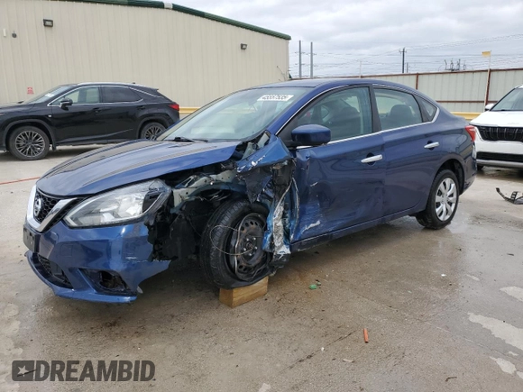 2018 Nissan Sentra S with VIN 3N1AB7APXJY266140, listed as a Copart auction lot 45557535 with 109,974 mi miles and Salvage Title. Bid and sale history available at carsss.com. Image 1.