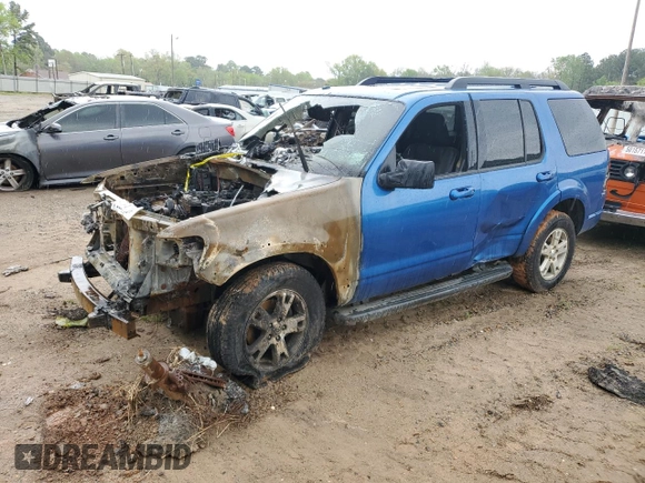 2010 Ford Explorer XLT with VIN 1FMEU6DE6AUA44030, listed as a Copart auction lot 50989715 with Not provided miles and Salvage title. Bid and sale history available at DreamBid. Image 1.