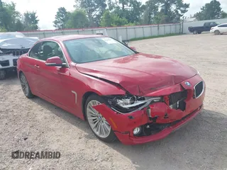 2015 BMW 4 Series 428i z VIN WBA3V5C51F5A78897, wystawiony jako IAAI lot #42265507 z przebiegiem 82 267 mil mil oraz . Historia ofert i sprzedaży dostępna na DreamBid. Obrazek 1.