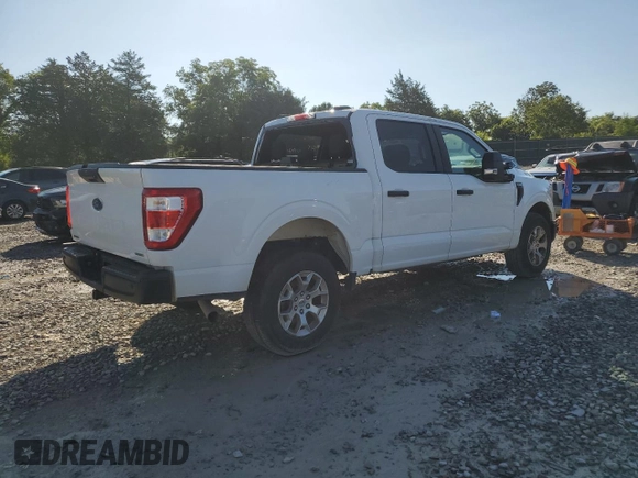 2021 Ford F-150 with VIN 1FTFW1P80MKE71179, listed as a Copart auction lot 64691115 with 57,413 mi miles and Salvage title. Bid and sale history available at DreamBid. Image 3.