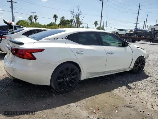 2017 Nissan Maxima SV with VIN 1N4AA6AP5HC426900, listed as a Copart auction lot 51055145 with 51,631 mi miles and Salvage Title. Bid and sale history available at carsss.com. Image 3.