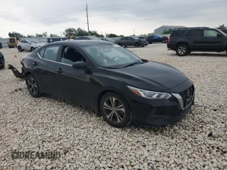 2021 Nissan Sentra SV with VIN 3N1AB8CVXMY321062, listed as a Copart auction lot 55619045 with 41,462 mi miles and Salvage title. Bid and sale history available at DreamBid. Image 4.