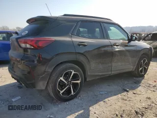 2021 Chevrolet TrailBlazer RS with VIN KL79MTSL6MB035735, listed as a Copart auction lot 48137355 with 78,098 mi miles and Salvage Title. Bid and sale history available at carsss.com. Image 3.