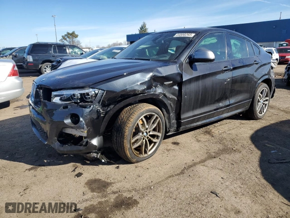 2017 BMW X4 M40i with VIN 5UXXW7C57H0U24914, listed as a Copart auction lot 44800293 with 90,576 mi miles. Bid and sale history available at carsss.com. Image 1.