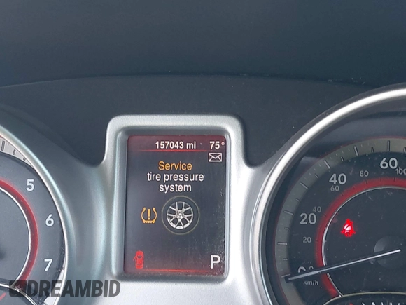 2014 Dodge Journey SE with VIN 3C4PDCAB9ET121415, listed as a IAAI auction lot 42138601 with 157,043 mi miles. Bid and sale history available at carsss.com. Image 7.