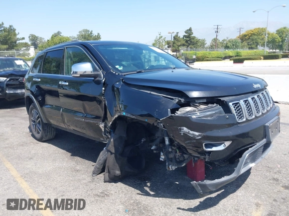 2019 Jeep Grand Cherokee Limited with VIN 1C4RJEBG5KC657227, listed as a IAAI auction lot 42530168 with 125,562 mi miles and . Bid and sale history available at DreamBid. Image 1.