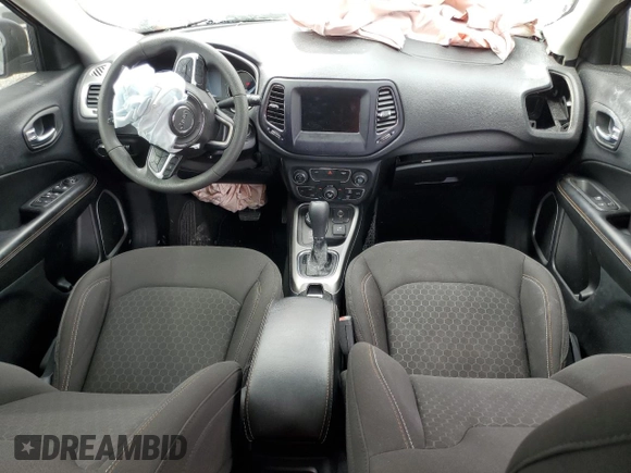 2021 Jeep Compass Freedom with VIN 3C4NJDAB5MT599920, listed as a Copart auction lot 52577865 with 61,963 mi miles and Non Repairable. Bid and sale history available at carsss.com. Image 8.